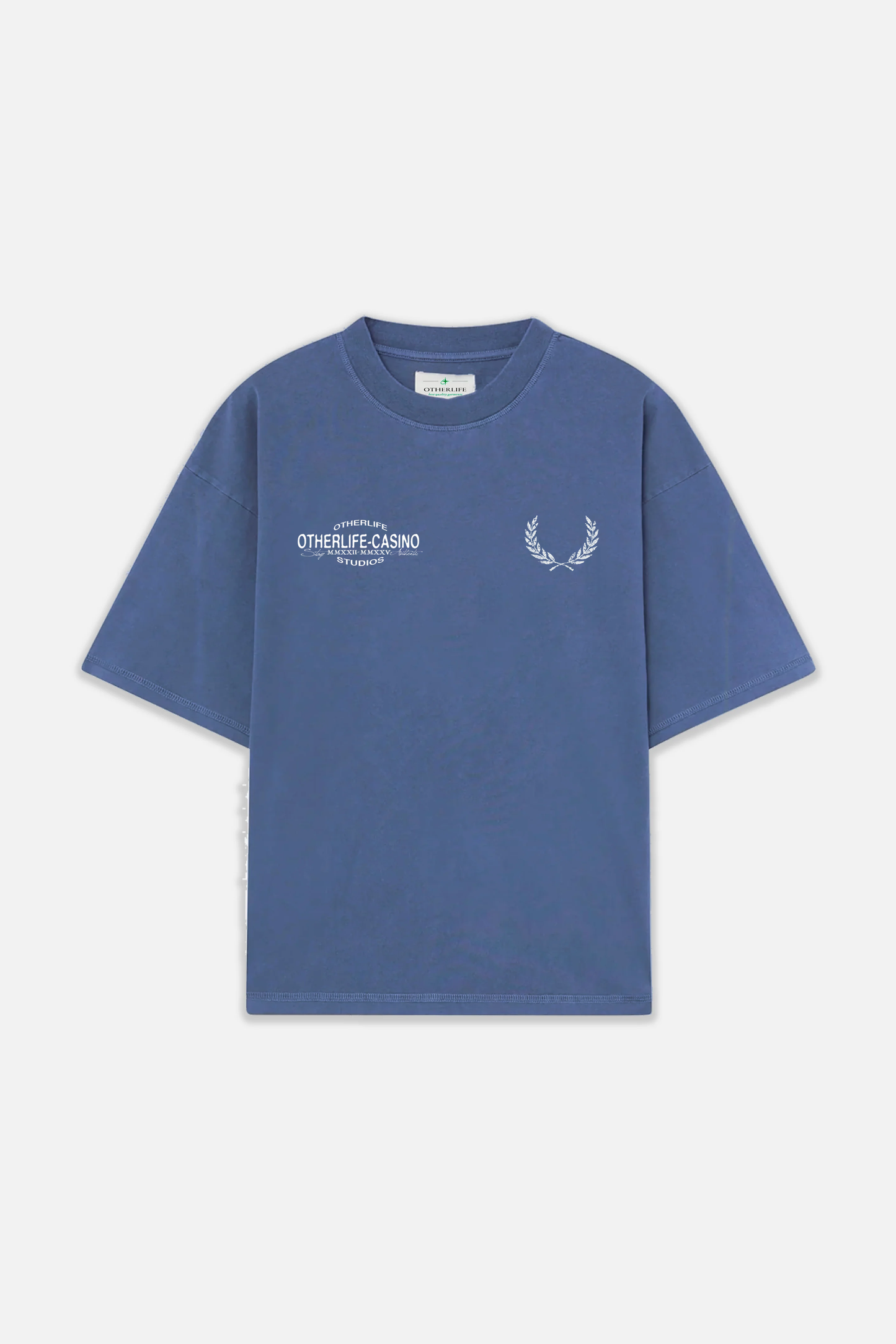 Casino blue tee