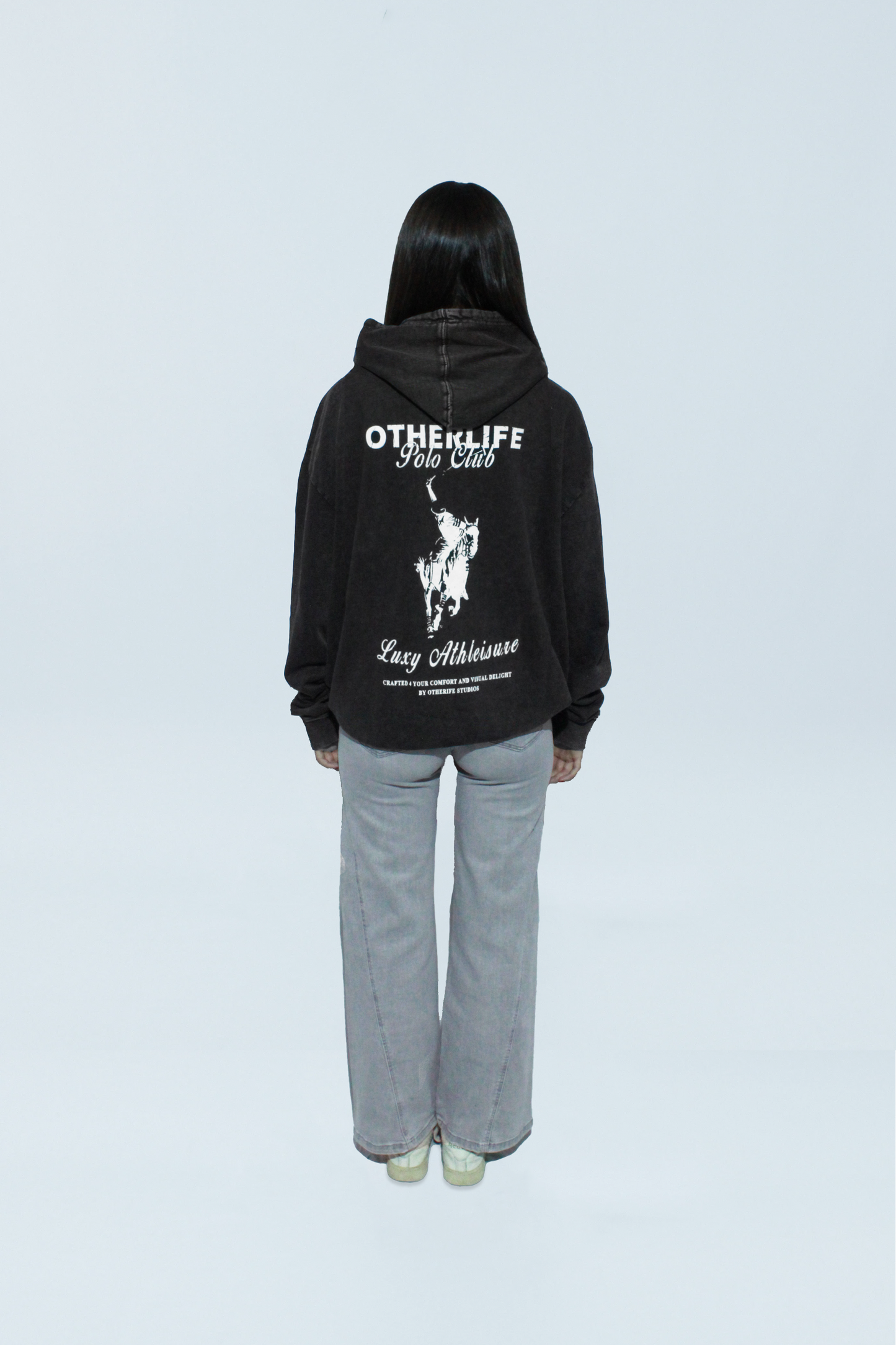 Polo Club vintage black hoodie