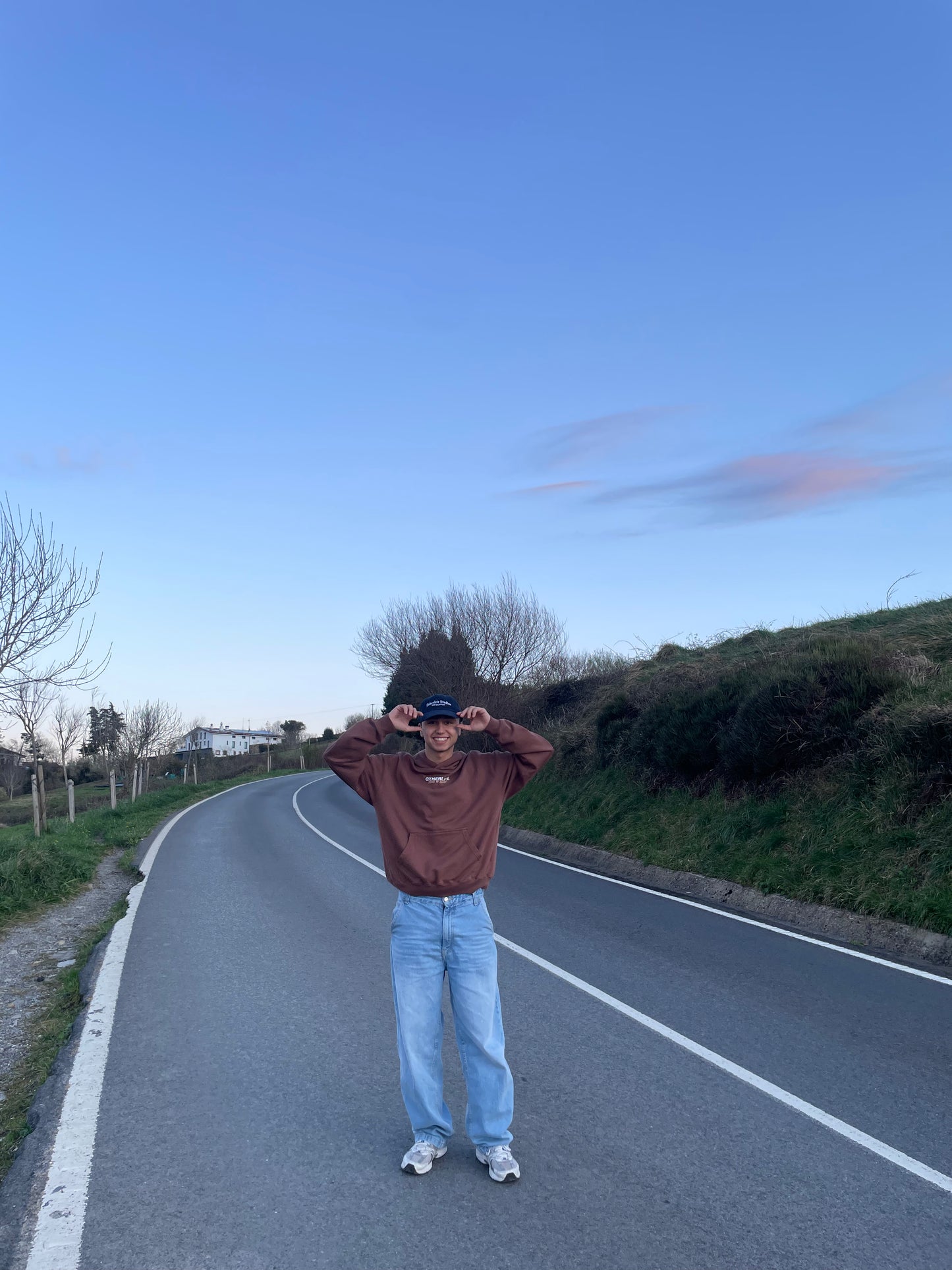 Still winter brown hoodie