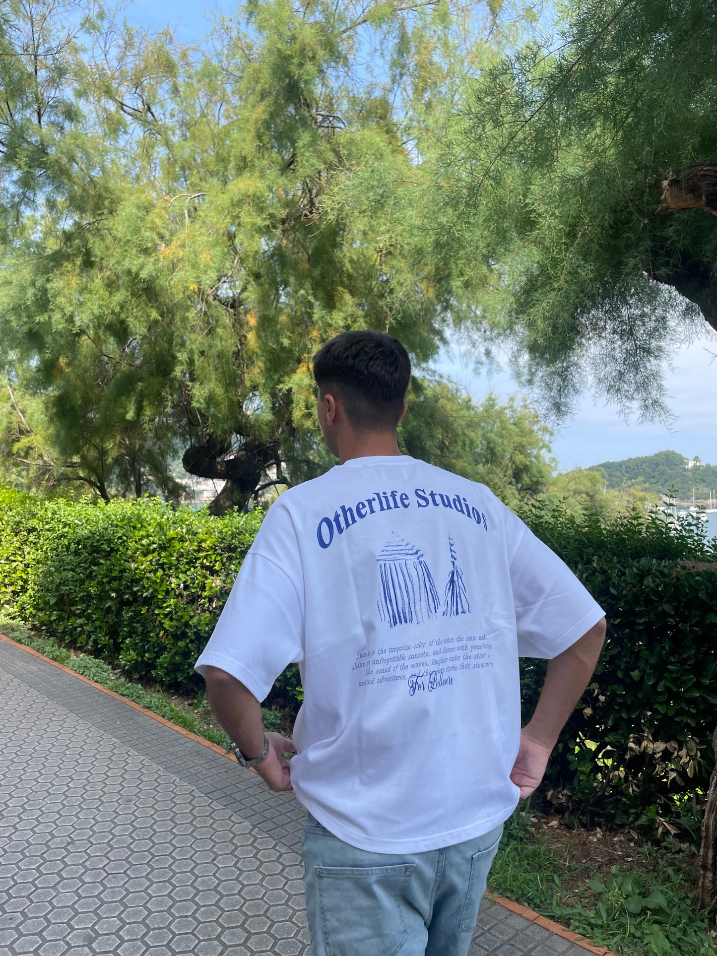 Summer capsule white boxy tee