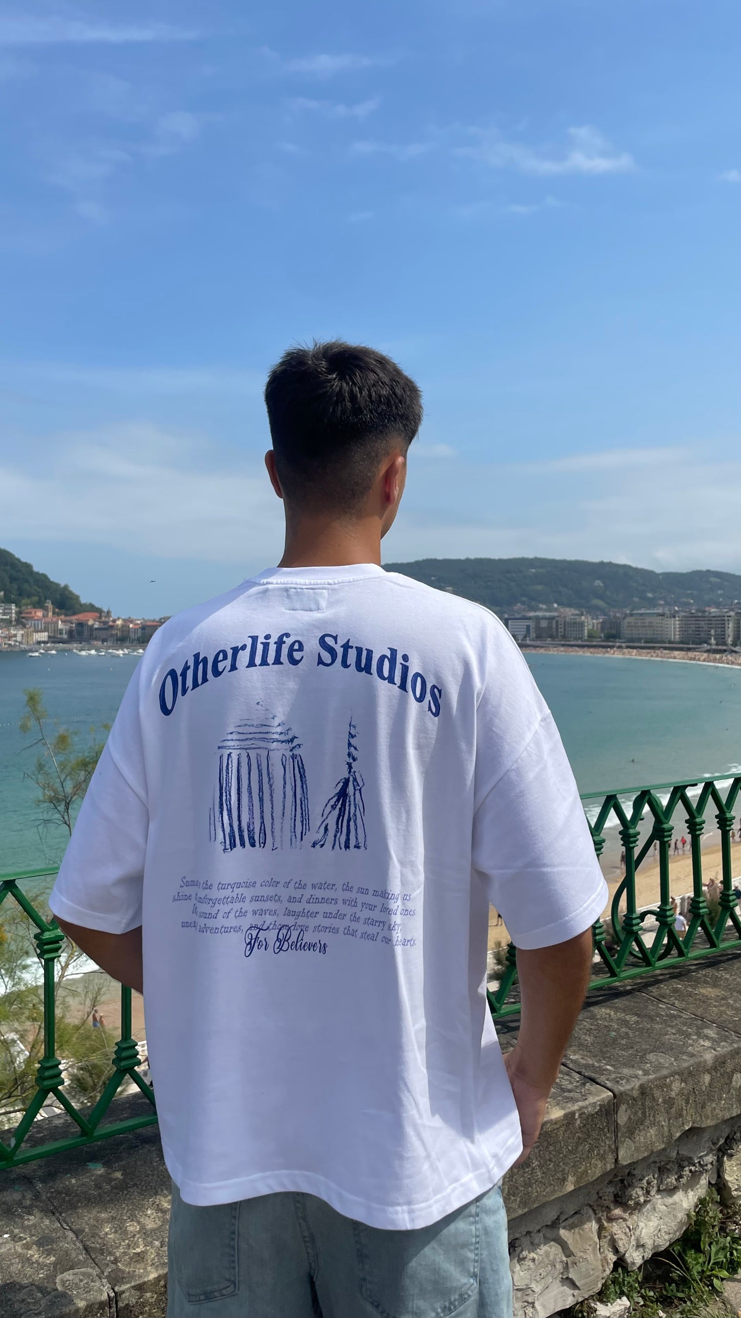 Summer capsule white boxy tee