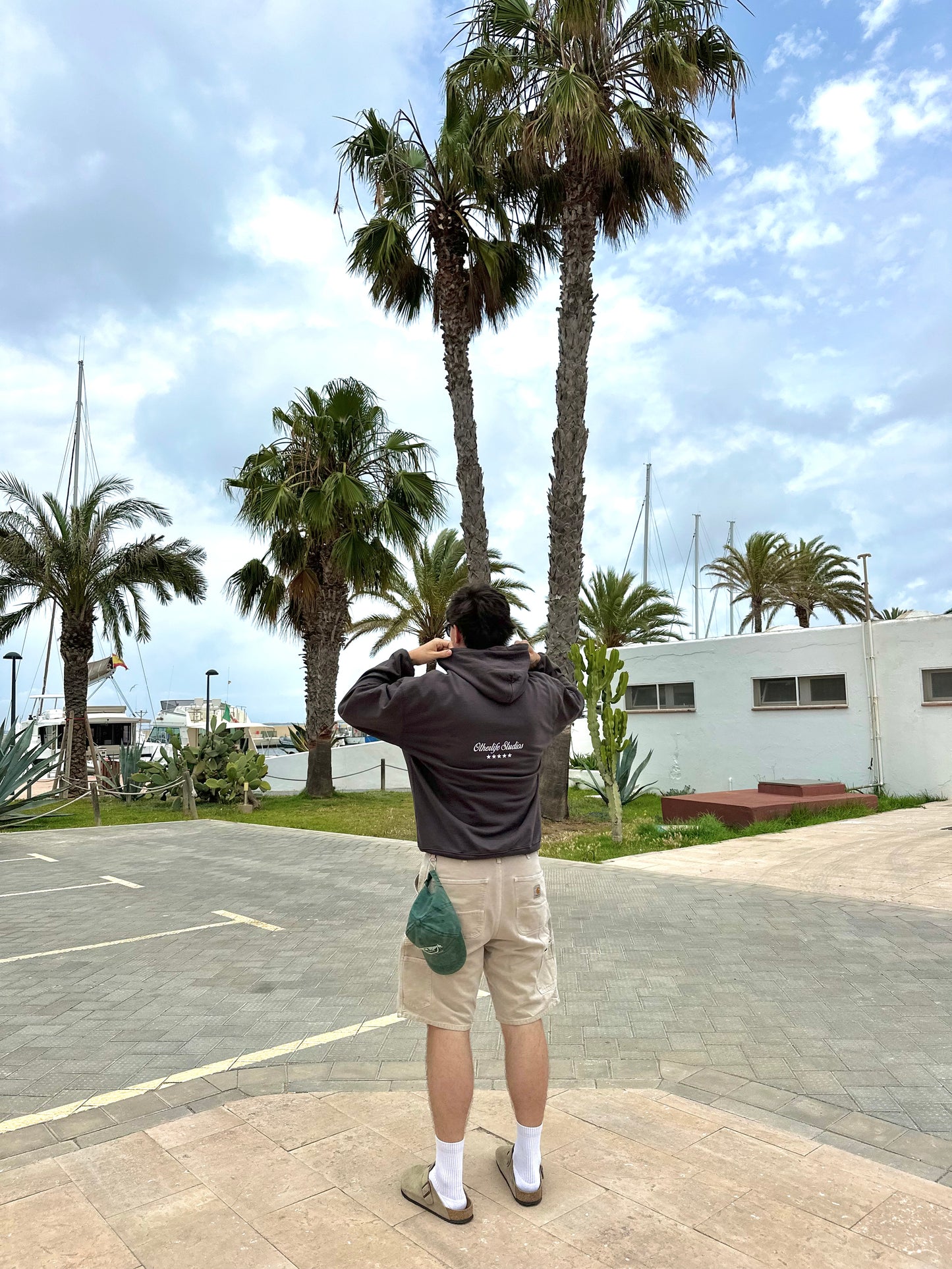 Still Winter vintage black hoodie
