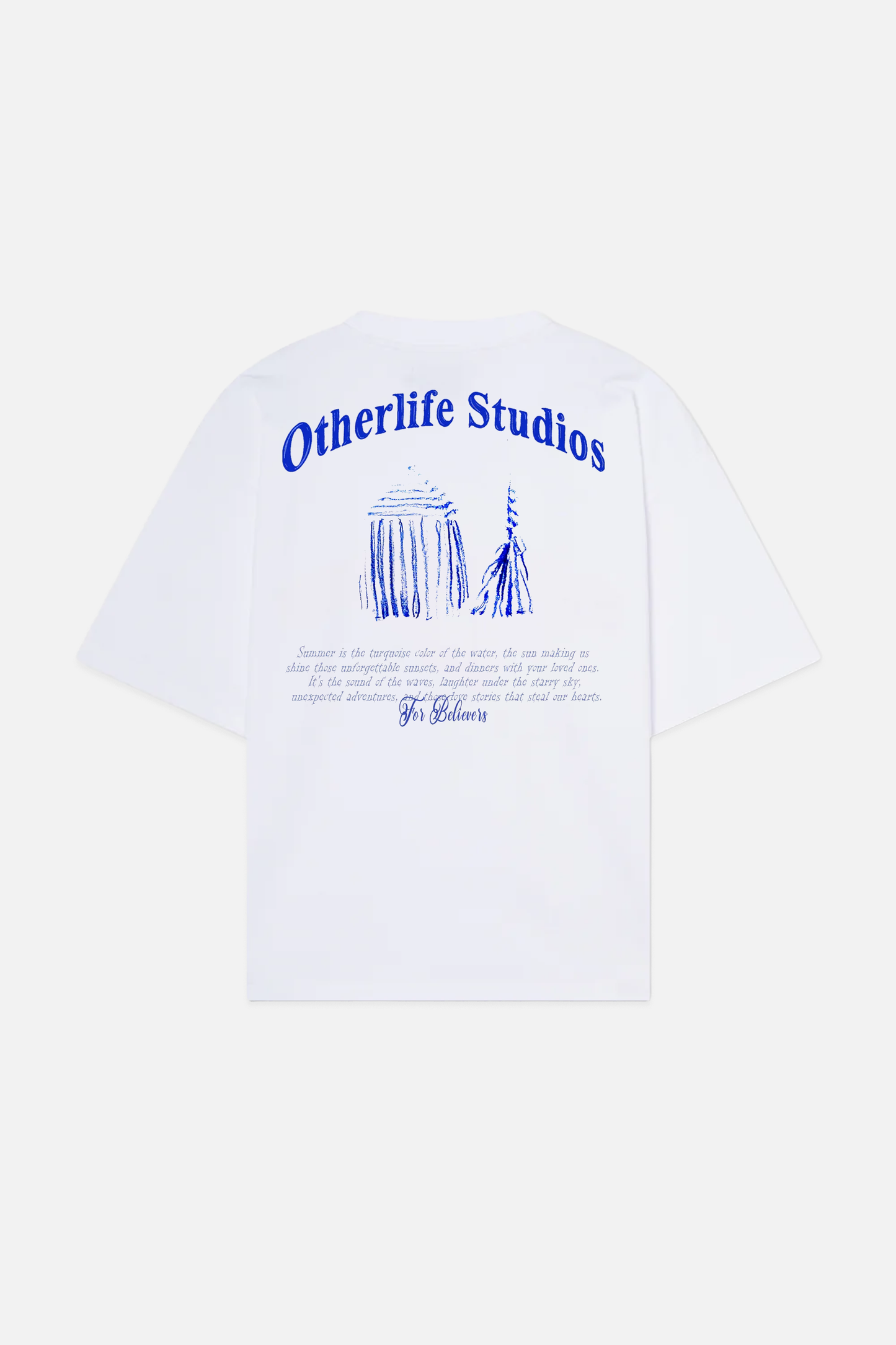 Summer capsule white boxy tee