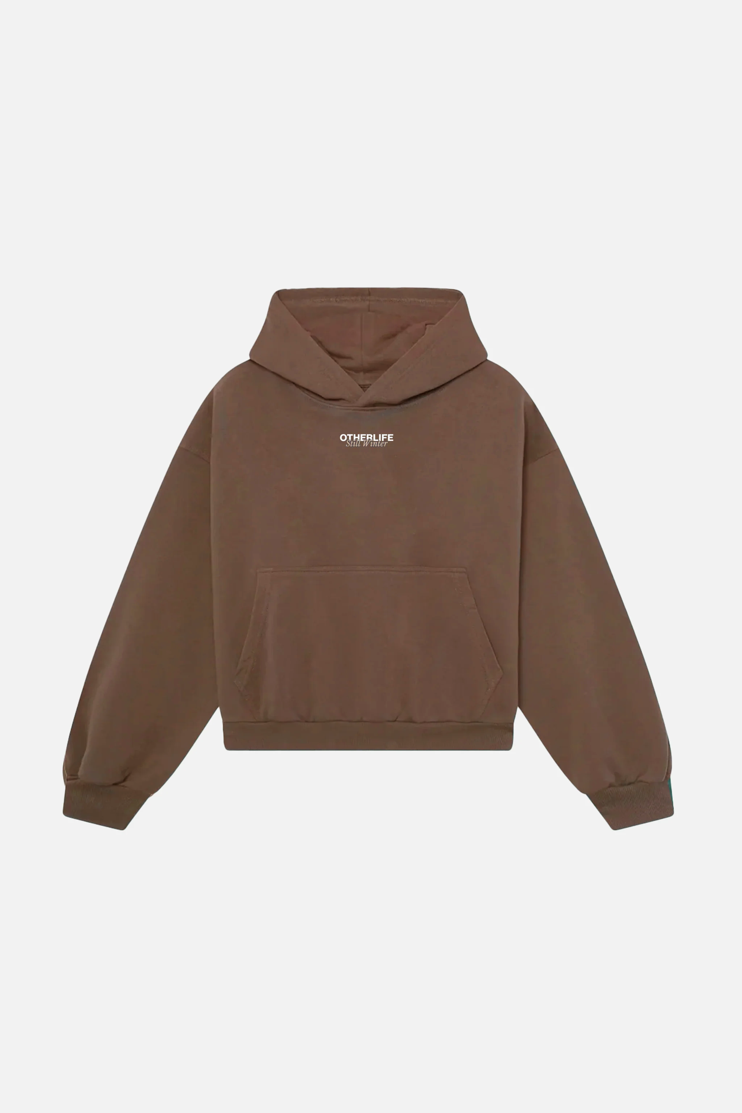 Still winter brown hoodie