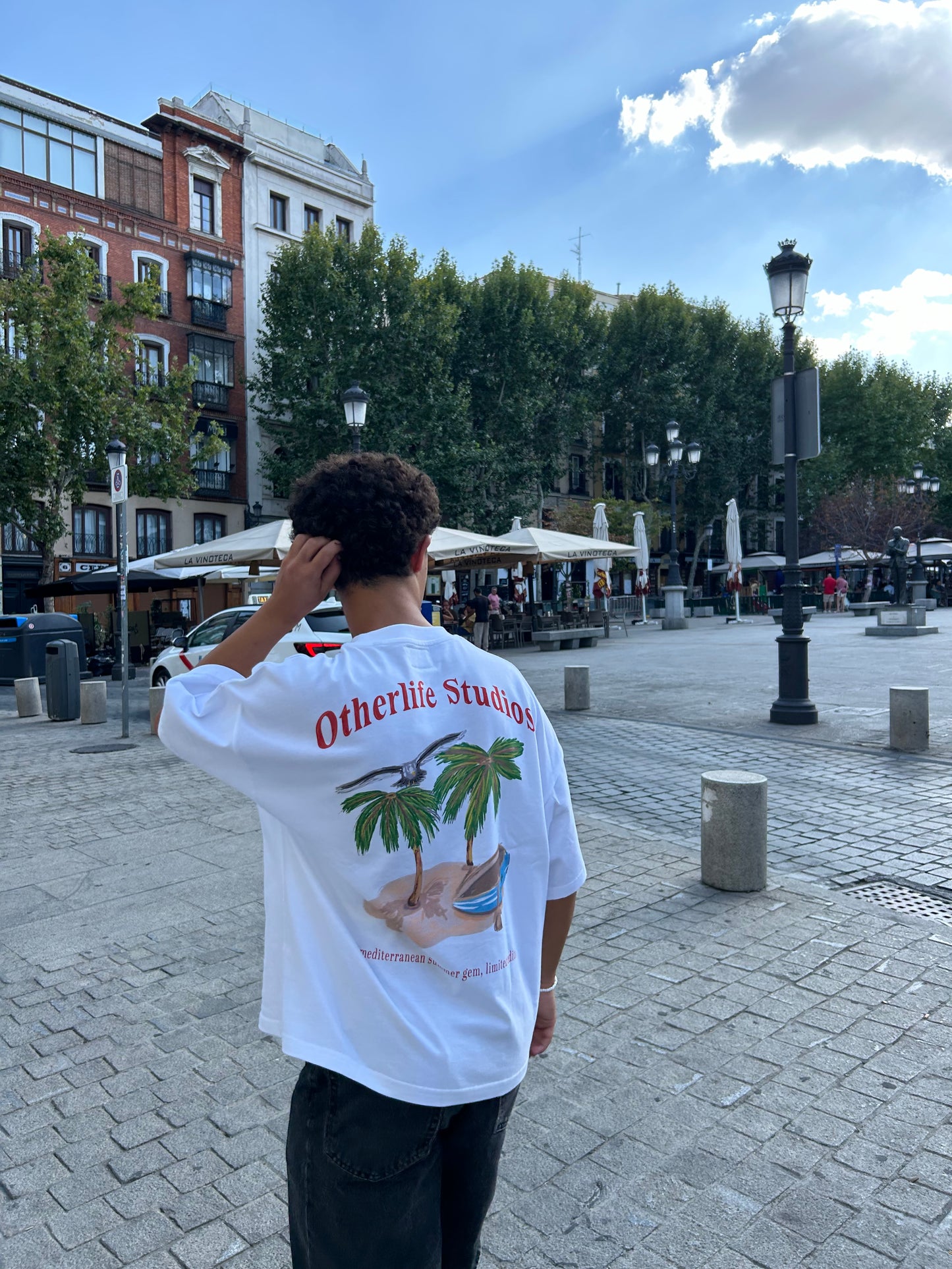 Summer capsule white boxy tee