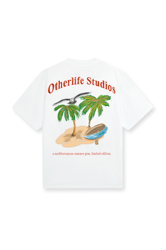 Summer capsule white boxy tee