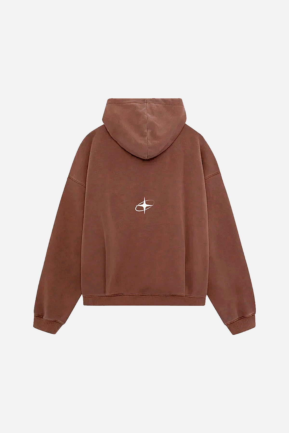 Inspire choco zipped hoodie