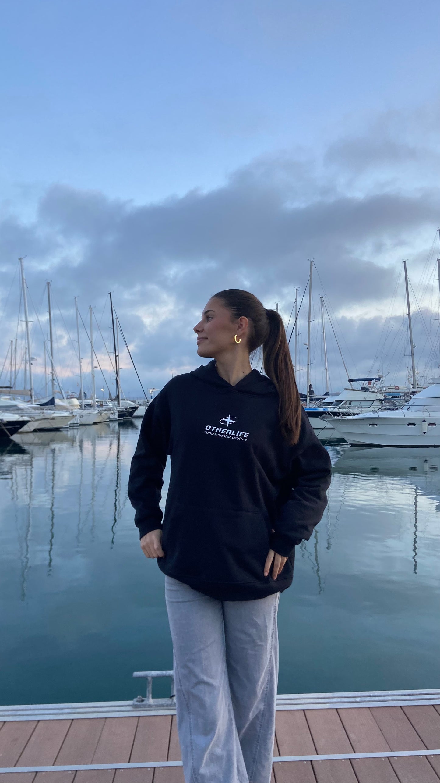 Couture black hoodie